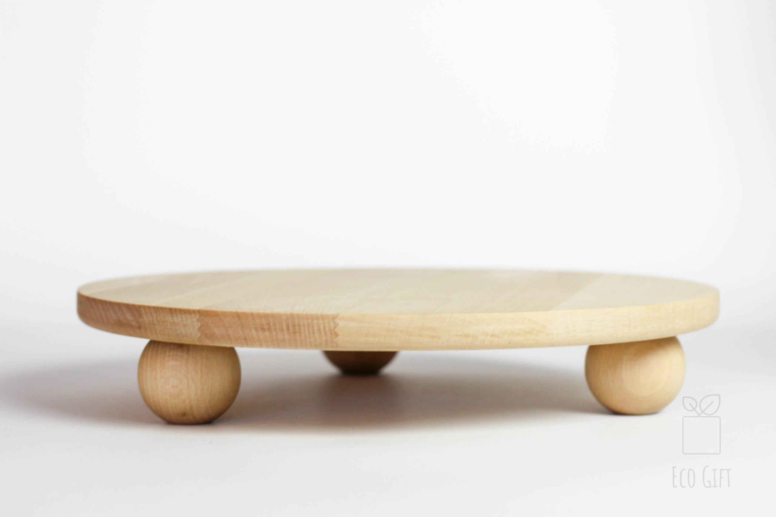 patera drewniana boho naturalna bukowa zero waste ecogift.pl słodki stół