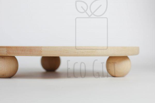 patera drewniana boho naturalna bukowa zero waste ecogift.pl słodki stół