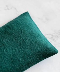 woreczek z gorczycą relaksacyjny ecogift.pl eko prezent butelkowa zieleń len 100%