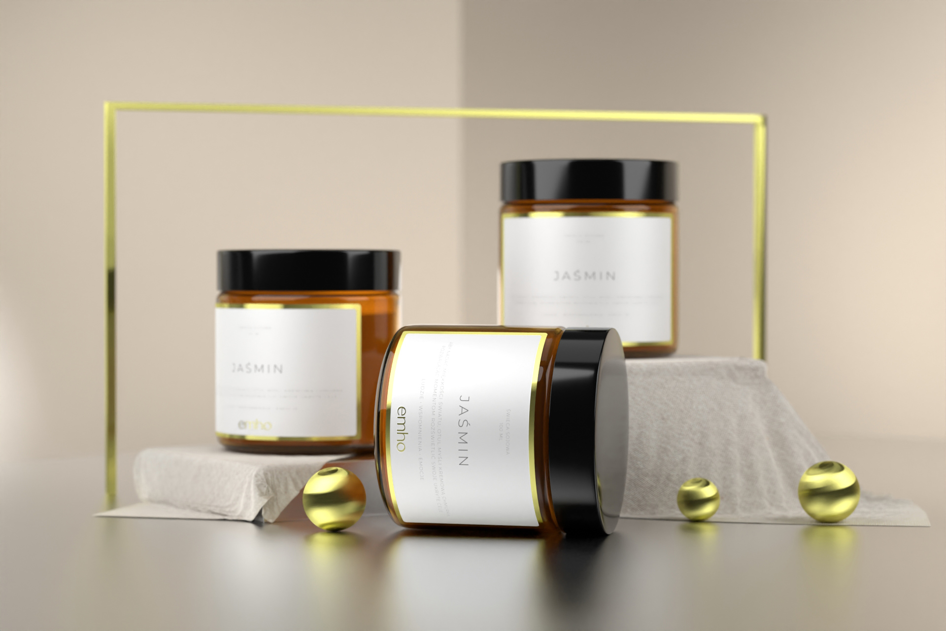 świeca sojowa jaśminowa eko prezent ekologiczna naturalna ecogift.pl