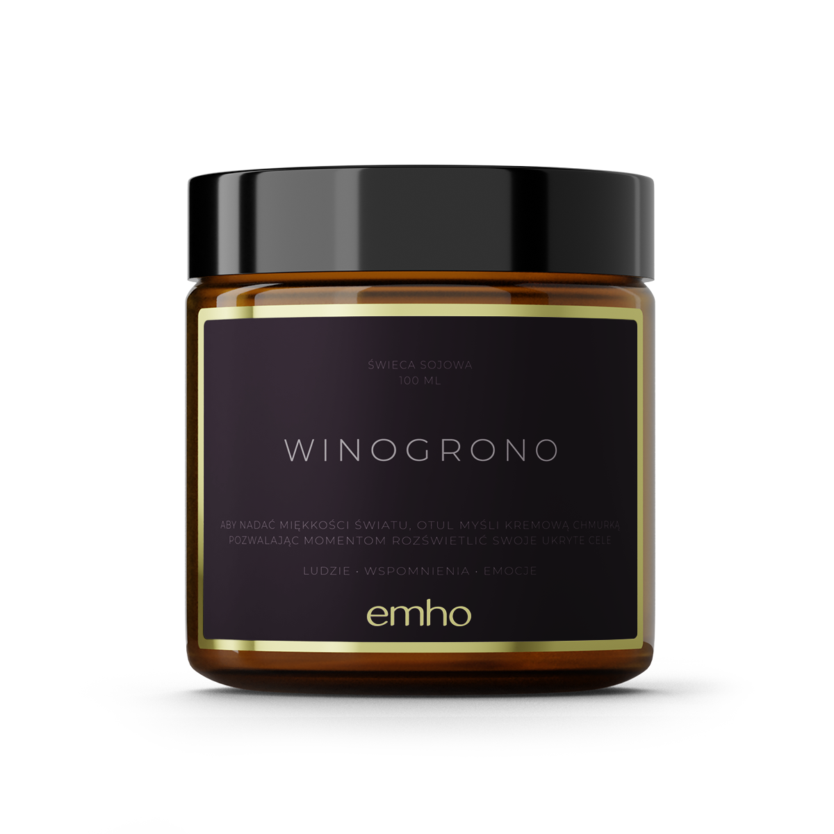 świeca sojowa winogrono eko prezent ekologiczna naturalna ecogift.pl