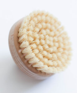 Szczotka do masażu na sucho i mokro okrągła tampico naturalne włosie ecogift eko prezent