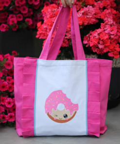Wakacyjna torba plażowa z pączkiem donutem polski produkt producent ecogift.pl