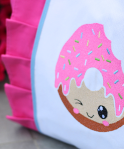 Wakacyjna torba plażowa z pączkiem donutem polski produkt producent ecogift.pl