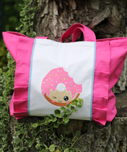 Wakacyjna torba plażowa z pączkiem donutem polski produkt producent ecogift.pl